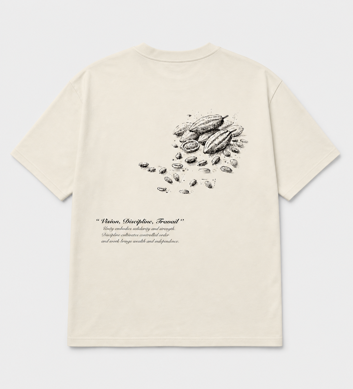 T-Shirt Or brun